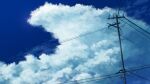  aeuna artist_name cloud cloudy_sky commentary day english_commentary highres no_humans original outdoors power_lines sky summer utility_pole watermark 