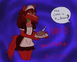  brain canid canine canis clothing comic error female hi_res humor maid_uniform mammal mistake octobersketch organs uniform wolf 