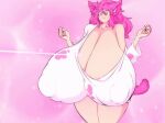  animal_humanoid animated areola big_breasts big_nipples breast_expansion breasts cat_humanoid clothing expansion felid felid_humanoid feline feline_humanoid female hair hataraki_ari huge_breasts humanoid hyper hyper_breasts mammal mammal_humanoid milkcat_(hataraki) nipple_outline nipples open_mouth pink_areola pink_eyes pink_hair pink_nipples shirt short_playtime smile solo topwear white_body white_skin 