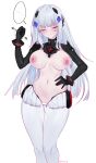  1girl breasts eonsang girls&#039;_frontline highres hk416_(girls&#039;_frontline) nipples 