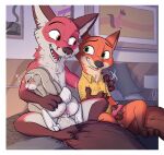  &lt;3 amadose anthro anthro_on_anthro anthro_penetrated anthro_penetrating anthro_penetrating_anthro anus balls bodily_fluids canid canine cuckold cum cum_in_pussy cum_inside cum_on_balls disney dominant dominant_male embrace facial_piercing female female_penetrated fox genital_fluids genital_piercing genitals group hand_on_butt hand_on_shoulder happy hi_res hug judy_hopps lagomorph leporid male male/female male_penetrating male_penetrating_female mammal masturbation nick_wilde nose_piercing nose_ring owen_(amadose) penetration piercing precum rabbit ring_piercing scrotum_piercing sex size_difference smaller_penetrated smile submissive submissive_female submissive_male sweat trio zootopia 