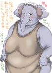  &lt;3 anthro blush breasts comic elderly_female elephant elephantid female grandmother grandparent hair hebokun japanese_text mammal mature_female motion_lines old overweight overweight_anthro overweight_female proboscidean sagging_breasts solo sound_effects text translated white_hair wrinkles 