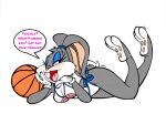  after_transformation anthro basketball bedroom_eyes bikini bimbofication bimbofied bugs_bunny clothing crossgender hi_res looney_tunes narrowed_eyes seductive space_jam swimwear warner_brothers 