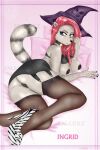  adoptable anthro emadbz fan_character female halloween hi_res holidays ingrid mammal procyonid raccoon solo 