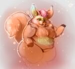  anthro female hi_res hybrid overweight slightly_chubby solo tama-tama 