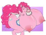  25:19 absurd_res anthro anthrofied apron apron_only areola big_breasts breasts cake chango-tan clothing dessert equid equine female food friendship_is_magic hair hasbro hi_res horse huge_breasts hyper hyper_breasts mammal mostly_nude my_little_pony nipples pink_hair pinkie_pie_(mlp) pony solo thick_thighs tongue tongue_out 
