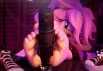  amy_rose anthro asmr barefoot bottomwear clothed clothing eulipotyphlan feet female foot_fetish foot_focus footwear furniture hedgehog lepusjuno mammal microphone rubbing sega shoes shoes_removed sitting skirt soles solo sonic_the_hedgehog_(series) table teasing toes wrinkled_feet 