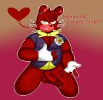  anthro balls bedroom_eyes belly biceps big_balls big_belly big_pecs big_penis bodily_fluids bottomless bow_tie clothed clothing countershade_face countershading dripping drooling english_text fingerless_gloves five_nights_at_freddy&#039;s five_nights_at_freddy&#039;s_world flower fur genital_fluids genitals glans glistening glistening_eyes gloves hair half-closed_eyes hand_on_stomach handwear hi_res inviting inviting_to_fuck jflare205 kneeling leaking_precum looking_at_viewer male mammal musclegut muscular muscular_anthro muscular_male narrowed_eyes pecs penis plant precum precum_drip precum_on_penis precum_on_self precum_string presenting presenting_balls presenting_penis pubes red_balls red_body red_fur red_glans red_hair red_penis redbear_(fnaf) rose_(flower) saliva scottgames seductive smile smirk solo solo_focus text tongue tongue_out topwear ursid ursine vein veiny_penis video_games white_rose yellow_bowtie yellow_eyes 