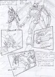  accent black_and_white border cloud comic dialogue dodging english_text field fight flying_machine kick kitfox-crimson machine mecha monochrome motion_lines mountain onomatopoeia outside_border punch russian sketch sky sound_effects speech_bubble text wings zero_pictured 