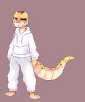  clothed clothing fully_clothed gecko hi_res lizard male reptile scalie solo umeiif 