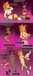 3_toes 5_fingers absurd_res accessory anthro aphrodisiac aphrodisiac_gas aroused asian_clothing blush boots bra brown_body brown_fur brown_hair canid canine ceroba_ketsukane clothing duo east_asian_clothing feet female fingers footwear fox fur hair hair_accessory hair_ribbon hairband hi_res japanese_clothing kanako_ketsukane kimono mammal masturbation orange_body orange_fur orange_hair panties ribbons shmazman shoes toes undertale_(series) undertale_yellow underwear undressing wet wet_clothing wet_panties wet_underwear
