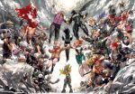  6+boys 6+girls absurdres aizawa_shota all_for_one_(boku_no_hero_academia) all_might animal_head aoyama_yuga armor ashido_mina asui_tsuyu beak bird_boy black_hair black_pants black_socks blonde_hair blunt_bangs boku_no_hero_academia boots brown_hair burn_scar cape clone cloud cloudy_sky colored_skin covered_mouth dabi_(boku_no_hero_academia) double_bun endeavor_(boku_no_hero_academia) everyone extra_arms floating floating_cape floating_hair fur-tipped_tail gloves green_gloves grey_boots hagakure_toru hair_bun hair_slicked_back hat hawks_(boku_no_hero_academia) highres holding holding_mask horikoshi_kouhei horns iida_tenya jiro_kyoka kaminari_denki kirishima_eijiro knee_boots kneehighs koda_koji kurogiri_(boku_no_hero_academia) long_bangs long_scarf long_sleeves looking_ahead looking_at_another looking_back mask midoriya_izuku mineta_minoru mr._compress multicolored_gloves multicolored_hair multiple_boys multiple_girls neckerchief noumu_(boku_no_hero_academia) official_art ojiro_mashirao opposing_sides orange_gloves outstretched_arm pants pink_hair pink_skin pleated_skirt purple_cape purple_hair reaching red_cape red_hair red_neckerchief sato_rikido scar scar_across_eye scar_on_face scarf school_uniform sero_hanta shigaraki_tomura shinso_hitoshi shoji_mezo short_hair sidelocks skeptic_(boku_no_hero_academia) skirt sky sleeveless socks spiked_hair spinner_(boku_no_hero_academia) split-color_hair spoilers standing superhero_costume todoroki_shoto todoroki_touya toga_himiko tokoyami_fumikage top_hat torn_cape torn_clothes twice_(boku_no_hero_academia) two-sided_gloves two-tone_gloves two-tone_hair uraraka_ochaco very_short_hair white_hair yaoyorozu_momo yellow_cape yellow_gloves 