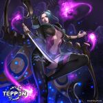  1girl antennae arthropod_girl breasts capcom commentary_request copyright_name highres holding holding_sword holding_weapon monster_girl moth_girl onimusha:_dawn_of_dreams ophelia_(onimusha) peperon_(peperou) solo sword teppen weapon wings 