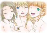  2girls asuma_shin beatrice blonde_hair blue_eyes brown_hair jewelry multiple_girls nude ring shannon umineko_no_naku_koro_ni ushiromiya_lion 