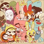  3girls 50yen blood blooregard_q_kazoo blossom_(ppg) buttercup_(ppg) cartoon_network character_request courage_(character) courage_the_cowardly_dog crossover cuddles ed_edd_n_eddy edd everyone food foster's_home_for_imaginary_friends guro happy_tree_friends ice_cream itchy itchy_&amp;_scratchy kedamono_(popee_the_performer) kenny_mccormick kirenenko lowres lumpy mandy multiple_boys multiple_crossover multiple_girls oekaki oggy_(character) oggy_and_the_cockroaches pantyhose popee_the_performer powerpuff_girls salad_fingers salad_fingers_(series) scratchy south_park the_grim_adventures_of_billy_&amp;_mandy the_simpsons usavich 