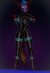  2022 abs ankh ankh_necklace anthro athletic bdsm blue_body blue_eyes blue_fur blue_hair blue_tail bodysuit brown_body brown_fur brown_tail bulge clothed clothing cock_bulge cuffs_(clothing) digital_drawing_(artwork) digital_media_(artwork) dominant dominant_anthro dominant_male egyptian front_view fur glistening glistening_body gloves gold_(metal) gold_jewelry hair handwear hi_res isaacjexo jetmongrel jewelry jex latex latex_clothing latex_gloves looking_at_viewer male multicolored_body multicolored_fur multicolored_hair muscular muscular_male necklace red_body red_fur red_tail rubber rubber_clothing rubber_suit simple_background skinsuit smile smirk solo standing tight_clothing whip 