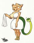  anthro bovid breasts caprine chimera clothed clothing european_mythology felid female goat greek_mythology hi_res mammal multi_head mythological_chimera mythology one_breast_out pantherine reptile scalie simple_background snake tansau white_background wide_hips 