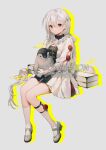  bad_source cat_girl costume_request dress gesture_request original school_uniform shirt sitting solo suteinua tagme white_dress white_shirt 