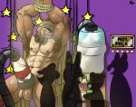  bound five_nights_at_freddy&#039;s freddy_(fnaf) group hi_res looking_pleasured machine male male/male milking_machine muscular muscular_male penile penis_milking scottgames sweet_tomato video_games 