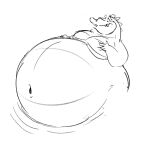  2021 alligator alligatorid anthro breasts crocodilian fangs half-length_portrait hand_on_breast hand_on_moob hand_on_stomach looking_at_belly looking_down looking_down_at_self looking_down_at_stomach male moobs navel nude obese obese_anthro obese_male overweight overweight_anthro overweight_male portrait praceph reptile scales scalie smile solo wide_eyed 