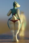  2021 3d_(artwork) anthro anthrofied big_butt blender_(software) butt cindy_(cindyquilava) clothed clothing digital_media_(artwork) efoav female generation_2_pokemon hand_on_butt hi_res mammal multicolored_body nintendo panties partially_clothed pokemon pokemon_(species) quilava rear_view solo thick_thighs underwear video_games wide_hips 