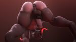  2022 3d_(artwork) all_fours anus athletic athletic_humanoid athletic_male backsack balls biceps big_balls big_butt big_penis billynr bottom_heavy bubble_butt butt cerberus_the_demogorgon claws demogorgon digital_media_(artwork) fingers foreskin genitals girly grey_body grey_skin hand_on_own_penis hand_on_penis hi_res holding_penis huge_butt humanoid male monster monstrous_humanoid muscular muscular_humanoid muscular_male netflix not_furry penis perineum presenting presenting_anus presenting_hindquarters red_background sharp_teeth simple_background solo source_filmmaker stranger_things teeth thick_thighs tongue tongue_out wide_hips 