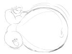  2021 alligator alligatorid anthro bedroom_eyes belly big_belly claws crocodilian fangs half-closed_eyes hand_behind_head hand_on_stomach hi_res hyper hyper_belly looking_at_viewer louis_(tpatf) male morbidly_obese morbidly_obese_anthro morbidly_obese_male motion_lines narrowed_eyes navel nude obese obese_anthro obese_male overweight overweight_anthro overweight_male praceph reptile scalie seductive sitting smile smiling_at_viewer solo toe_claws 
