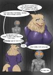  absurd_res animal_humanoid anthro big_breasts big_butt breasts butt canid canine canis clothed clothing colored comic curvy_figure demon demon_humanoid dialogue digital_media_(artwork) drydude duo english_text female fur hair hi_res huge_breasts humanoid imp larger_female looking_back male male/female mammal mammal_humanoid muscular nervous nude nun size_difference smaller_male text thick_thighs topwear vinyl_(character) were werecanid werecanine werewolf wide_hips wolf 