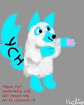  4:5 absurd_res anthro canid canine helixxfen hi_res mammal ych_(character) 