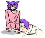  animal_humanoid bedding bedroom_eyes blanket bottomwear bruised canid canid_humanoid canine canine_humanoid captured claws clothing collar collarbone colored_sketch digital_drawing_(artwork) digital_media_(artwork) eye_bags fox_humanoid hi_res hickey humanoid levi_(whinyfox) looking_at_viewer male mammal mammal_humanoid messy_clothing narrowed_eyes scar seductive shock_collar shorts sitting sketch smile solo sweater topwear whinyfox wounded 
