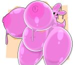 2026 anthro areola belly big_breasts big_nipples biped breasts digital_drawing_(artwork) digital_media_(artwork) dripping eyebrows eyelashes female front_view gelbun goo_creature hand_on_hip hi_res huge_breasts huge_hips huge_thighs hyper hyper_breasts lagomorph leporid mammal monotone_body nipple_dip nipples nude nude_female open_mouth pink_body pink_tail rabbit simple_background simple_eyes slime solo tail thick_thighs three-quarter_view wide_hips zaclyn