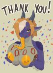 absurd_res anthro bodily_fluids breast_squish breasts brush confetti dragon female hair hi_res hope_(saltymaw) horn long_tongue mature_anthro mature_female milestone_celebration multicolored_hair mythological_creature mythological_scalie mythology nipple_piercing nipples paint paintbrush piercing saltymaw scalie solo squish sweat sweatdrop text tongue two_tone_hair white_hair