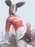 2024 3:4 7b7a2f absurd_res animal_genitalia animal_penis anthro arm_support artist_name backward_arm_support balls biped bottomwear clothed clothed_anthro clothed_male clothing digital_media_(artwork) digital_painting_(artwork) equid equine equine_genitalia equine_penis erection femboy flared_penis genitals half-closed_eyes hi_res long_ears male male_anthro mammal narrowed_eyes painting_(artwork) penis reclining simple_background sitting skirt solo text three-quarter_view