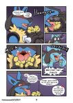 absurd_res alcohol arkailart betting beverage blush bodily_fluids comic dripping drooling drunk duo english_text fangs feet foot_fetish foot_focus furniture generation_4_pokemon gripping_pillow hi_res holding_paws imminent_vore laugh licking_paws lucario male mouth_shot nintendo open_mouth pawpads pokemon pokemon_(species) riolu saliva saliva_drip saliva_on_pawpads saliva_on_tongue size_difference sofa steam steamy_breath substance_intoxication teeth text tickling tongue tongue_out