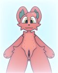 4:5 absurd_res andromorph anthro anus bear breadkitten123 flavor_frenzy genitals hi_res intersex mammal pepper_(flavor_frenzy) roblox smile solo vulva yellow_eyes