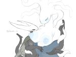2026 2_horns alretta anthro areola big_areola big_breasts big_nipples black_body black_eyes black_tentacles blue_blush blue_clothing blue_dress blue_eyes blue_nipples blush blush_lines bottomless bottomless_anthro breasts cloak clothed clothing colored_sketch digital_media_(artwork) dress duo elemental_creature english_text entwined_tentacles exposed_breasts female female/female flat_colors flora_fauna glistening glistening_eyes green_cloak green_clothing grey_nipples hi_res hollow_knight_(character) hollow_knight_(franchise) horn hug incest_(lore) larger_female lidded_eyes low_cut_dress medium_breasts mother_(lore) mother_and_child_(lore) nipples nonbinary_(lore) parent_(lore) parent_and_child_(lore) parent_incest pink_blush pinup plant pose pure_vessel_(hollow_knight) signature simple_background size_difference sketch smaller_female spiked_tentacles spikes spikes_(anatomy) team_cherry tentacles text topless topless_anthro treant tree vessel_(species) white_background white_body white_head white_lady_(hollow_knight) white_tentacles