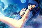  ass black_hair blush breasts error game_cg huge_breasts kan'u katagiri_hinata koihime_musou legs long_hair long_legs nipples nude polydactyly solo thighs towel 