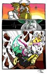 2026 angry anthro asgore_dreemurr beard boss_monster_(undertale) bovid caprine comic crisscrosssauce darkner deltarune digital_media_(artwork) elemental_creature elemental_humanoid facial_hair fight flora_fauna flower flower_creature flowery_(deltarune) flying goat group hi_res humanoid image_comics invincible_(image_comics) male male/male mammal plant plant_humanoid ralsei romantic seven_flowers thragg_(invincible) trio undertale_(series) yellow_body yellow_skin