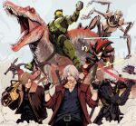  blood blood_on_weapon can chainsaw commentary cyborg dante_(devil_may_cry) devil_may_cry_(series) dinosaur ebony_&amp;_ivory energy_sword english_commentary fire food food_in_mouth furry furry_male general_grievous gun halo_(series) handgun holding holding_can holding_weapon jacket katana leon_s._kennedy lightsaber littlebigplanet master_chief metal_gear_(series) metal_gear_rising:_revengeance mountain_dew open_clothes open_jacket optimus_prime pizza raiden_(metal_gear) rebellion_(sword) resident_evil resident_evil_4 riding riding_animal roaring rocket_launcher rpg-7 rpg_(weapon) sackboy saddle shadow_the_hedgehog shadow_the_hedgehog_(game) smoke sonic_(series) spartan_(halo) spinosaurus star_wars sword transformers transformers_(live_action) weapon yoracrab 