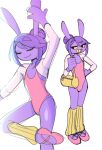 2026 absurd_res anthro ballerina_shoes big_ears biped clothed clothed_anthro clothed_female clothing colored_sketch digital_drawing_(artwork) digital_media_(artwork) english_description female female_anthro flat_chested footwear fur glitch_productions gooseworx's_post-transition_jax_design gym_bag hair hair_bun hi_res humanoid_hands jax_(tadc) lagomorph leg_warmers legwear leotard leporid lyssahh mammal multiple_images pink_clothing pink_footwear pink_leotard pink_shoes pose purple_body purple_fur purple_hair rabbit shoes simple_background sketch smile solo the_amazing_digital_circus tied_hair trans_(lore) trans_woman_(lore) white_background yellow_bag yellow_clothing yellow_leg_warmers yellow_legwear