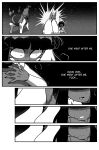 2026 4_eyes absurd_res ambiguous_gender andre_(cuchuflin) anthro bodily_fluids breath bunny_costume clenched_teeth clothing comic costume cuchuflin digital_drawing_(artwork) digital_media_(artwork) english_text female feral fight generation_4_pokemon generation_5_pokemon greyscale group hi_res hug hugging_another humanoid inner_monologue lagomorph lopunny male mammal monochrome multi_eye nintendo panicking panting pokemon pokemon_(species) profanity quadruped scolipede shaking sweat sweatdrop teeth text thinking trembling trio wide_eyed wounded