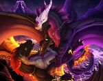 2026 absurd_res blackbatwolf claws digital_drawing_(artwork) digital_media_(artwork) dragon duo erection feet female female_penetrated feral feral_on_feral feral_penetrated feral_penetrating feral_penetrating_feral fingers genitals hi_res horn male male/female male_penetrating male_penetrating_female mythological_creature mythological_scalie mythology penetration penile penile_penetration penis penis_in_vagina scalie sex smile tail teeth toes tongue vaginal vaginal_penetration virul vulva wings