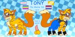1_eye animal_genitalia animal_penis cannedcanine despicable_me domestic_cat felid feline felis feral fur genitals hi_res illumination_entertainment lgbt_pride male mammal minion_(despicable_me) minion_uniform nonbinary_(lore) penile_spines penis pride_colors solo spiked_penis spikes spikes_(anatomy) tony_the_minion_cat(cannedcanine) transgender_pride_colors yellow_body yellow_fur