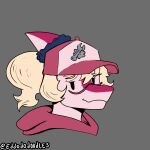 1:1 absurd_res animated animated_gif anthro artist_name baseball_cap blonde_hair bone_frill car cavemanon_studios clothed clothed_anthro clothed_female clothing colored dinosaur dragon_ball dragon_ball_z eddodoodle eyebrow_through_hair eyebrows eyewear female frill_(anatomy) furgonomics glasses grey_background hadrosaurid hair hat head_turned headgear headshot_portrait headwear hi_res hoodie i_wani_hug_that_gator long_hair looking_at_viewer loop mia_moretti nerd one_piece open_mouth ornithischian ornithopod parasaurolophus pink_body pink_clothing pink_hoodie pink_topwear portrait prehistoric_species reptile scalie shaded short_playtime side_view simple_background skull_and_crossbones smile solo text thought_bubble topwear translucent translucent_hair vehicle wearing_glasses