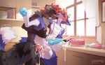 2026 affax anal anal_penetration animal_genitalia anthro anthro_on_anthro anthro_penetrated anthro_penetrating anthro_penetrating_anthro anus balls biped blush bodily_fluids butt canid canine claws clothed clothed_anthro clothed_male clothing countershade_torso countershading cum cum_in_ass cum_inside danomil digital_drawing_(artwork) digital_media_(artwork) duo erection fingers fox fur genital_fluids genitals hair hyena male male/male male_penetrated male_penetrating male_penetrating_male mammal nude nude_anthro nude_male penetration penile penile_penetration penis penis_in_ass sex smile stripes tail teeth tongue