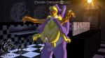 16:9 2026 animatronic anthro avian balls beak bib bird blush bodily_fluids bonnie_(fnaf) checkered checkered_floor chica_(fnaf) chicken colored cum cum_in_vagina cum_inside digital_media_(artwork) dripping duo female five_nights_at_freddy's galliform genital_fluids genitals hi_res hug inside kitchen lagomorph leporid light lighting machine male male/female mammal namygaga open_mouth overweight overweight_male penetration penis phasianid purple_body rabbit robot scottgames sex shaded smile spotlight standing vaginal vaginal_penetration vulva widescreen yellow_body