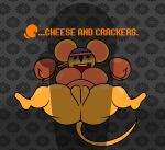 2026 anthro big_ears blush bodily_fluids boxing_gloves clothing deltarune dialogue digital_media_(artwork) dominant elemental_creature female floating_hands flora_fauna genitals handwear hi_res imminent_sex larger_dom looking_at_viewer looming_penis lying mammal mouse murid murine on_back orange_(deltarune) orange_body overweight plant rodent seven_flowers shadow simple_background size_difference skeletonhearts smaller_female solo spread_legs spreading sweat sweatdrop tail text undertale_(series) vulva