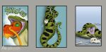 2026 akaikosh ambiguous_gender anaconda belly big_belly black_stripes boa_(snake) boinae bond bone burping burping_up_bones burping_up_object comic death digestion dragon duo fatal_vore feet_first feral feral_pred feral_prey green_body grey_background hair hi_res mythological_creature mythological_scalie mythology orange_body orange_hair reptile scalie simple_background skull snake stripes vore watermark