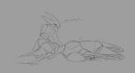 ambiguous_gender anthro arthropod bdsm bodily_fluids bondage bound cogheartflutters cum cum_on_face drooling duo facesitting genital_fluids hollow_knight_(franchise) hornet_(hollow_knight) intersex machine monochrome praise robot saliva second_sentinel sitting sitting_on_another size_difference sketch team_cherry