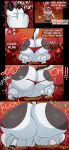 2026 absurd_res anthro belly big_belly big_butt body_size_growth butt butt_expansion canid canid_demon canine canis clothed clothed_anthro clothed_female clothing comic demon dialogue domestic_dog english_text exclamation_point expansion female fully_clothed fully_clothed_anthro fully_clothed_female fur grey_body grey_fur group hair hellaverse hellhound helluva_boss hi_res huge_belly huge_butt hyper hyper_belly hyper_butt kaijoona loona_(helluva_boss) macro mammal morbidly_obese morbidly_obese_anthro morbidly_obese_female multicolored_body multicolored_fur multiple_scenes mythological_canine mythological_creature mythology nude nude_anthro nude_female obese obese_anthro obese_female overweight overweight_anthro overweight_female panties pink_body pink_fur poodle profanity rampageguy red_bow red_clothing red_panties red_sclera red_underwear size_transformation teeth text topwear transformation underwear vikki_(helluva_boss) wardrobe_malfunction white_body white_fur